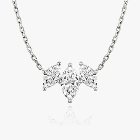 2.0 TC Marquise CVD F/VS Diamond Necklace 1