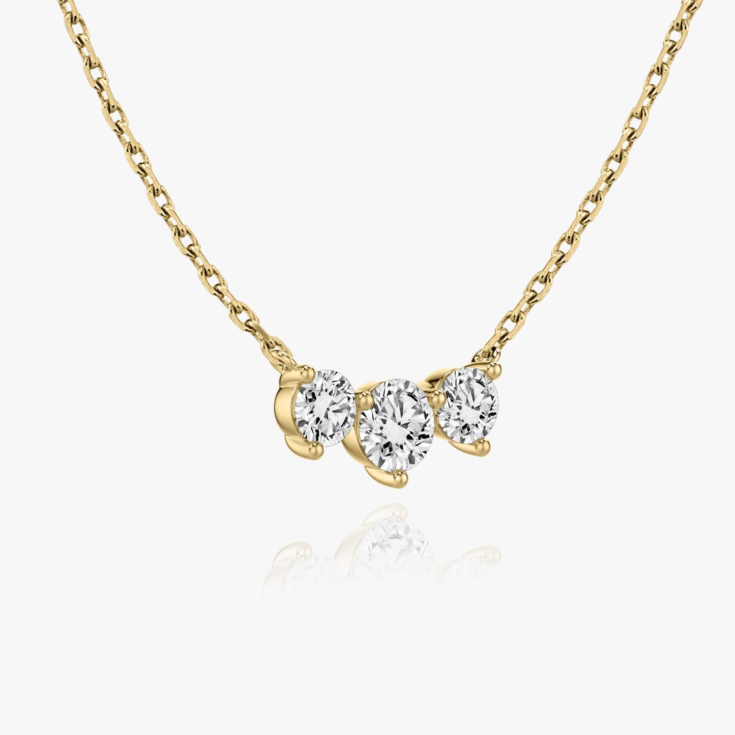 1.0 TCW Round CVD F/VS Diamond Necklace 5