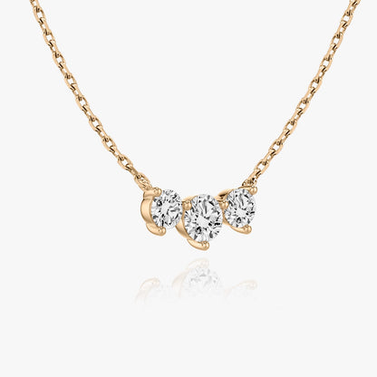 1.0 TCW Round CVD F/VS Diamond Necklace 8