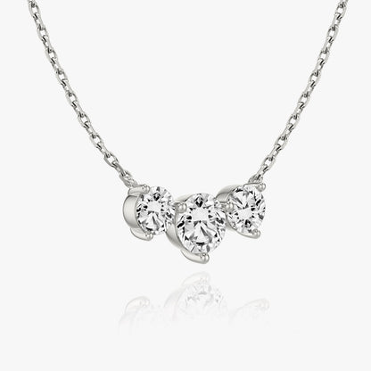 2.0 TC Round CVD F/VS Diamond Necklace 4