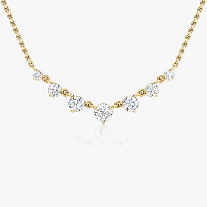 0.25 CT Round CVD F/VS Diamond Necklace 5