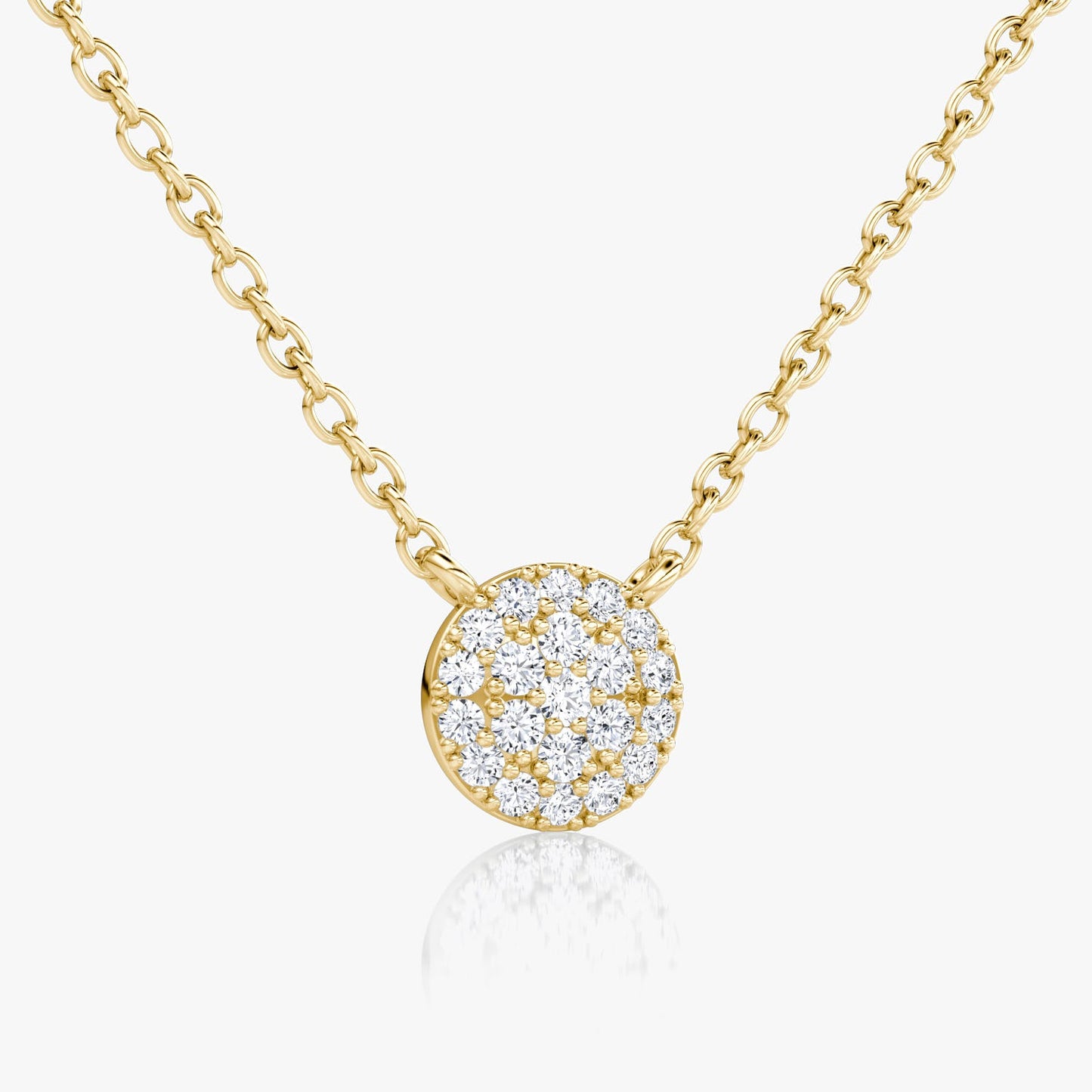 0.12 TCW Round CVD F/VS Diamond Necklace 5