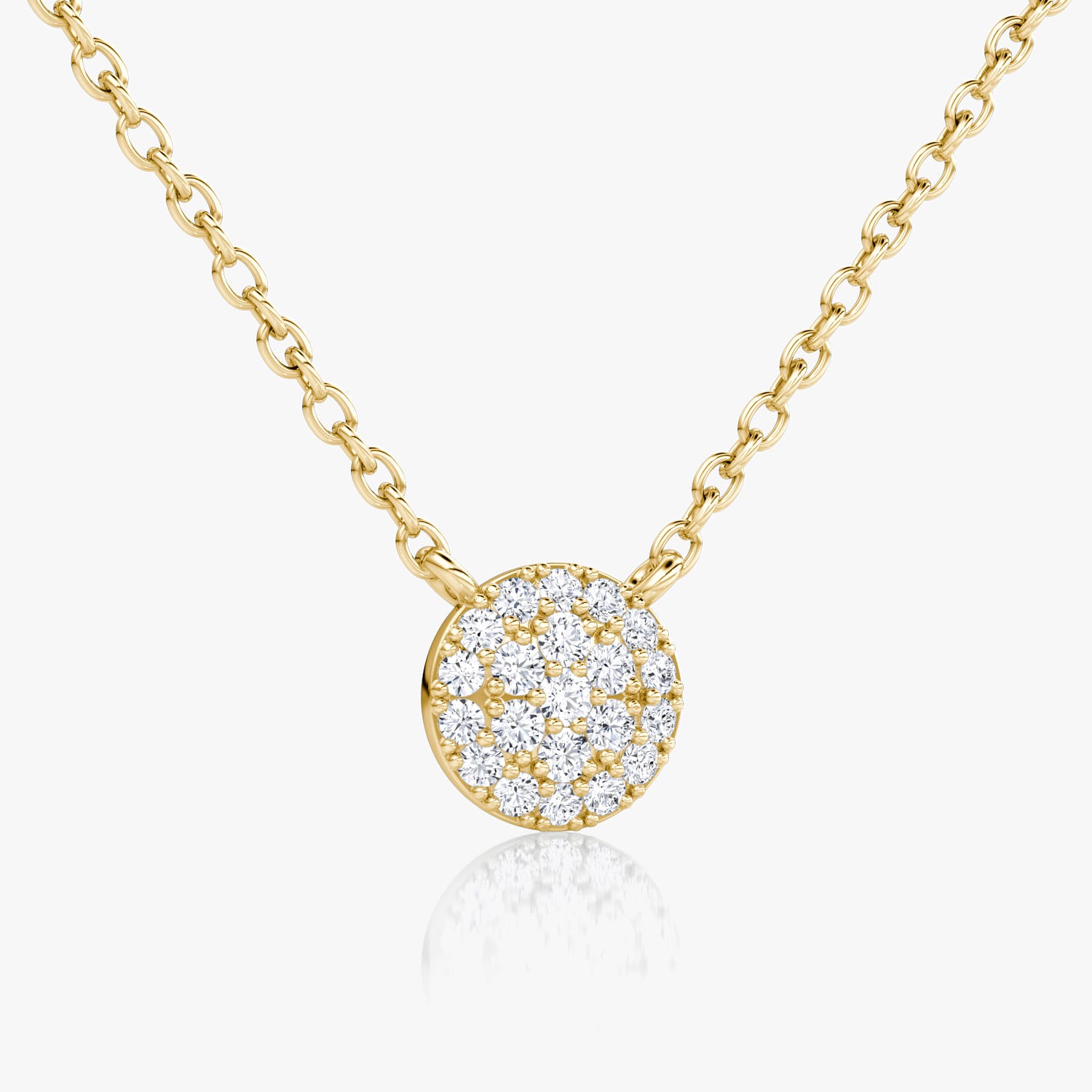 0.12 TCW Round CVD F/VS Diamond Necklace 5