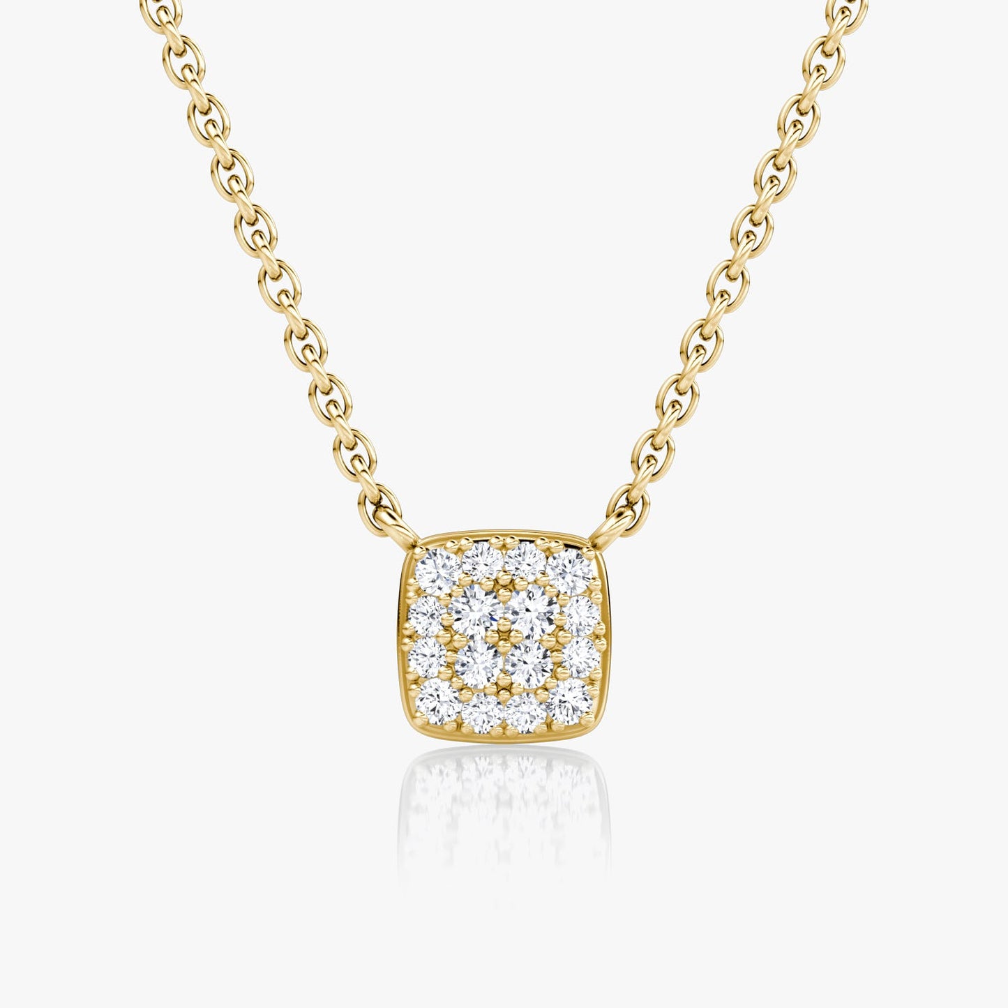 0.10 TCW Round CVD F/VS Diamond Necklace 5