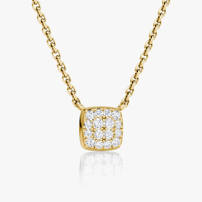 0.10 TCW Round CVD F/VS Diamond Necklace 6