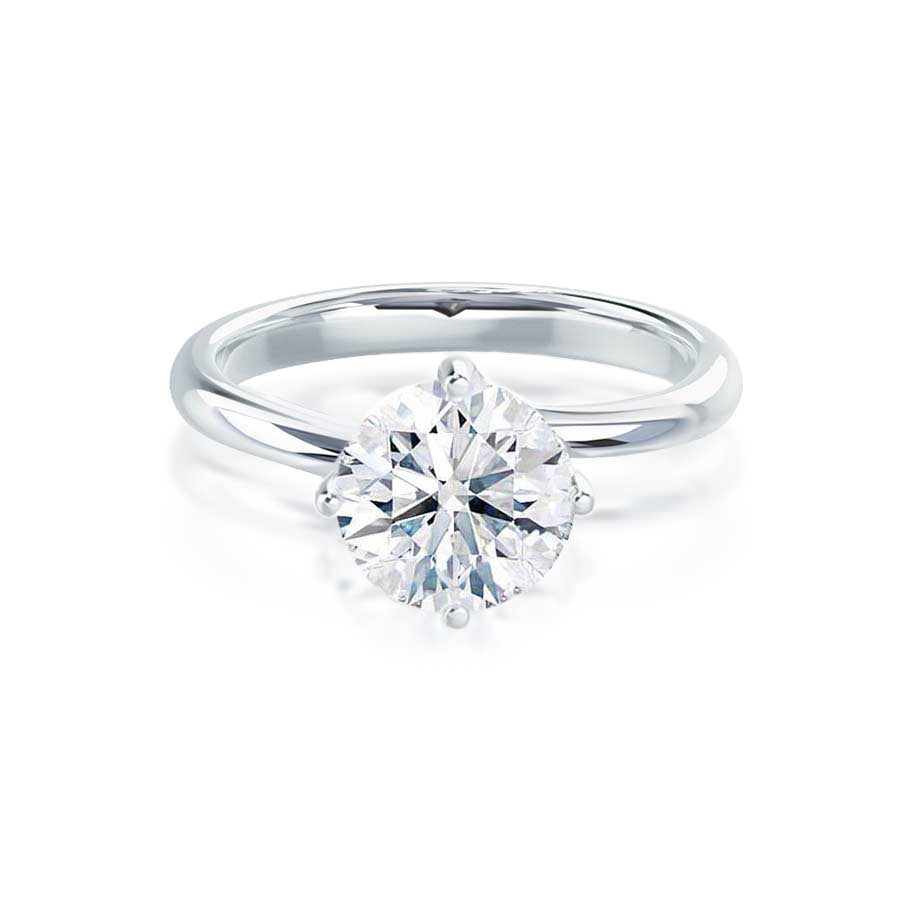 1.20 CT Round Solitaire CVD E/VS2 Diamond Engagement Ring 1