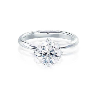 1.20 CT Round Solitaire CVD E/VS2 Diamond Engagement Ring 1