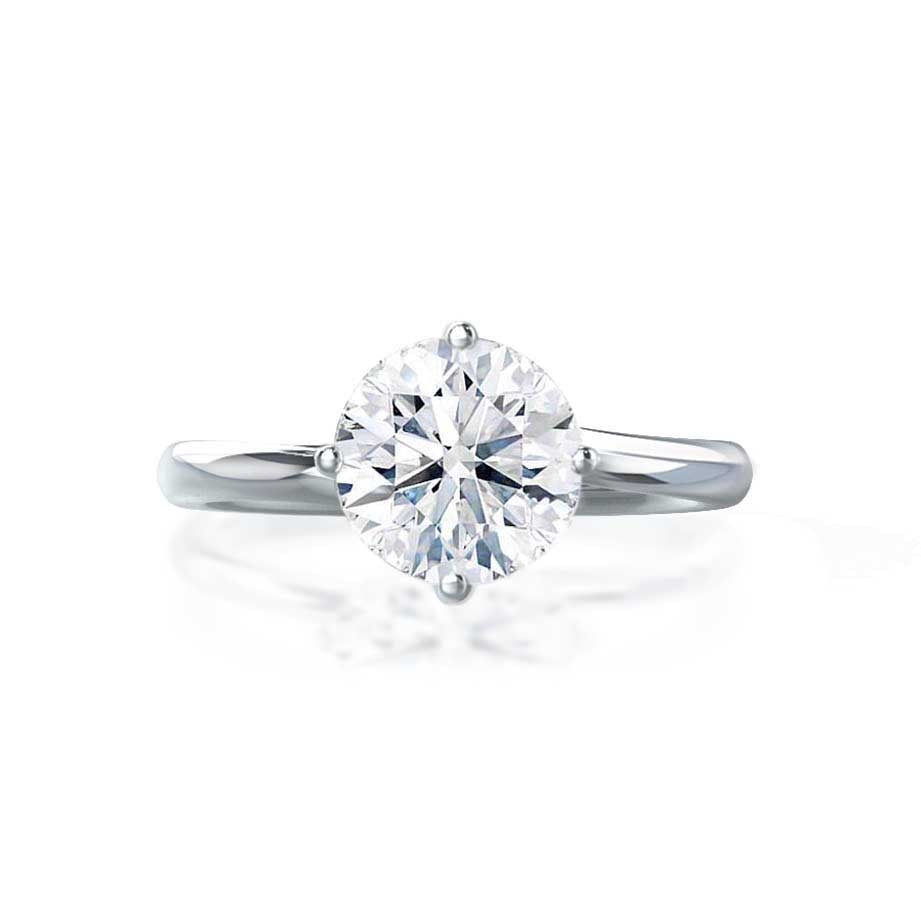 1.20 CT Round Solitaire CVD E/VS2 Diamond Engagement Ring 3