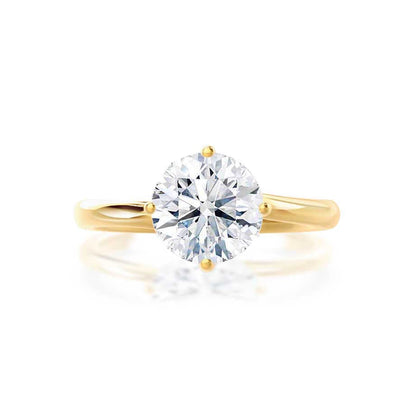 1.20 CT Round Solitaire CVD F/VS1 Diamond Engagement Ring 3