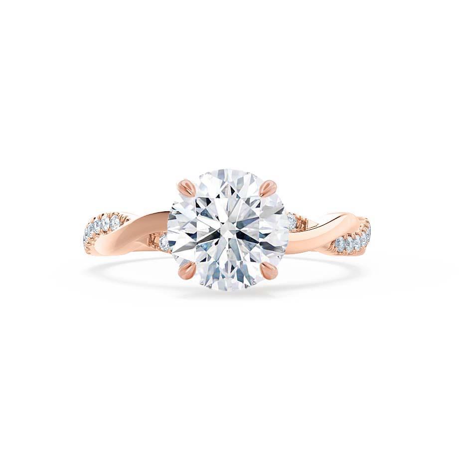 0.75 CT Round Solitaire CVD G/VS2 Diamond Engagement Ring 2