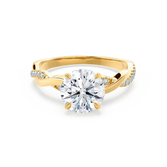 1.20 CT Round Solitaire CVD F/VS2 Diamond Engagement Ring 2