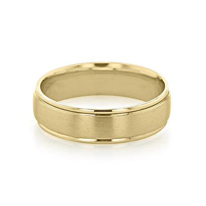 Men's Brushed Finish Classic Wedding Band 2