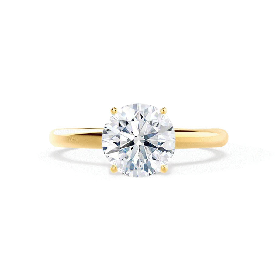 1.20 CT Round Solitaire CVD F/VVS1 Diamond Engagement Ring 2