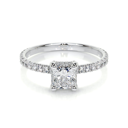 1.05 CT Radiant Hidden Halo CVD E/VS2 Diamond Engagement Ring 20