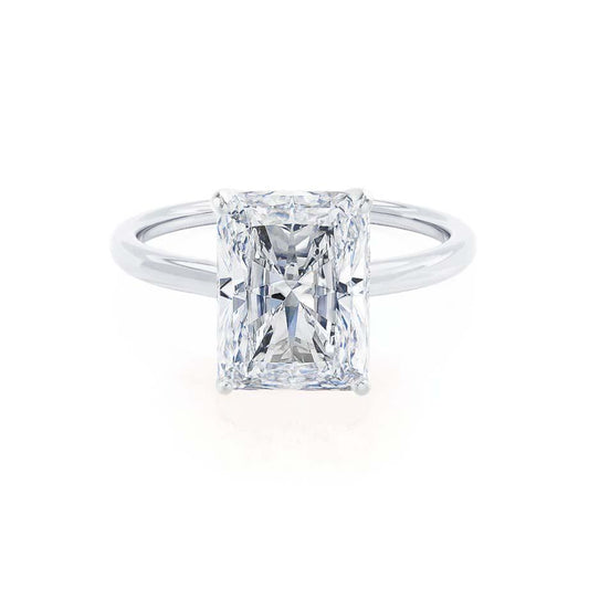 1.20 CT Radiant Solitaire CVD E/VVS2 Diamond Engagement Ring 3