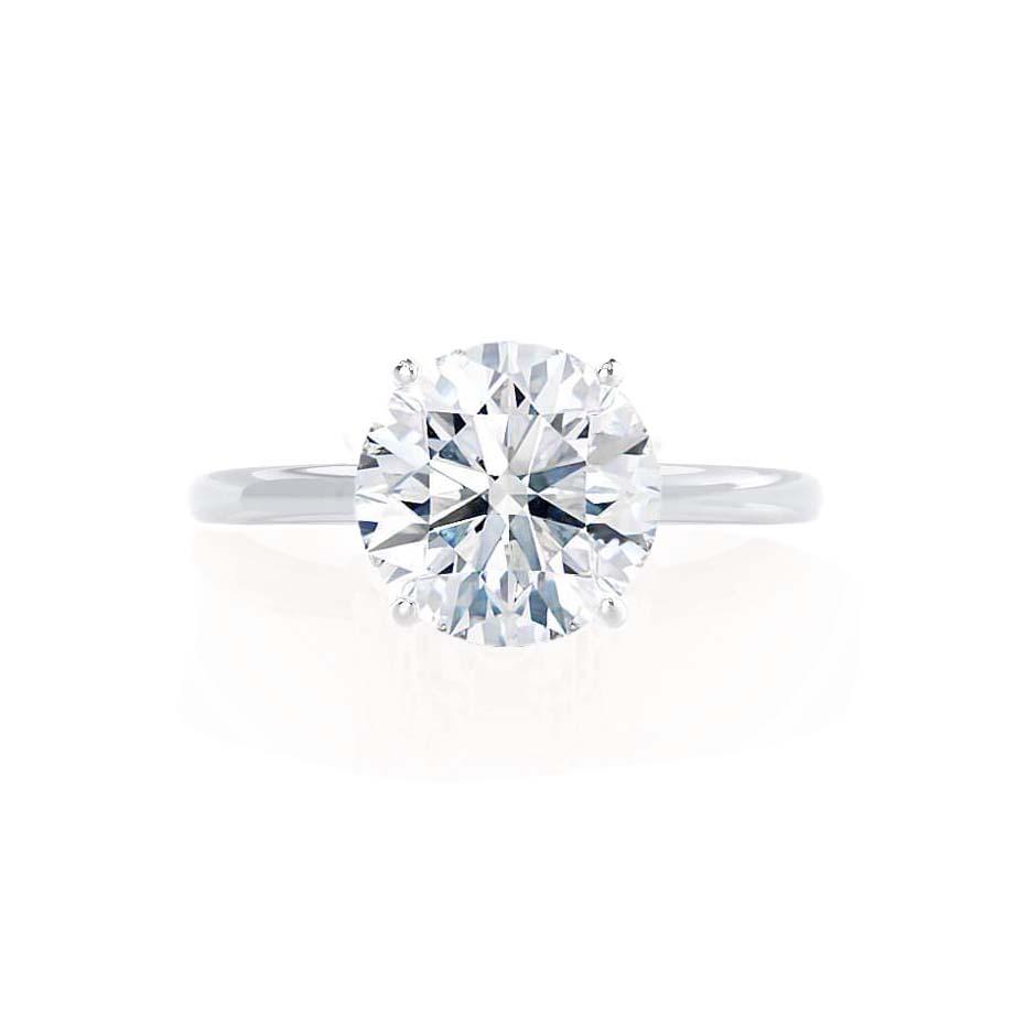 1.20 CT Round Solitaire CVD F/VVS2 Diamond Engagement Ring 5