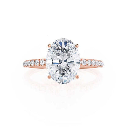 0.90 CT Oval Solitaire CVD E/VVS2 Diamond Engagement Ring 4