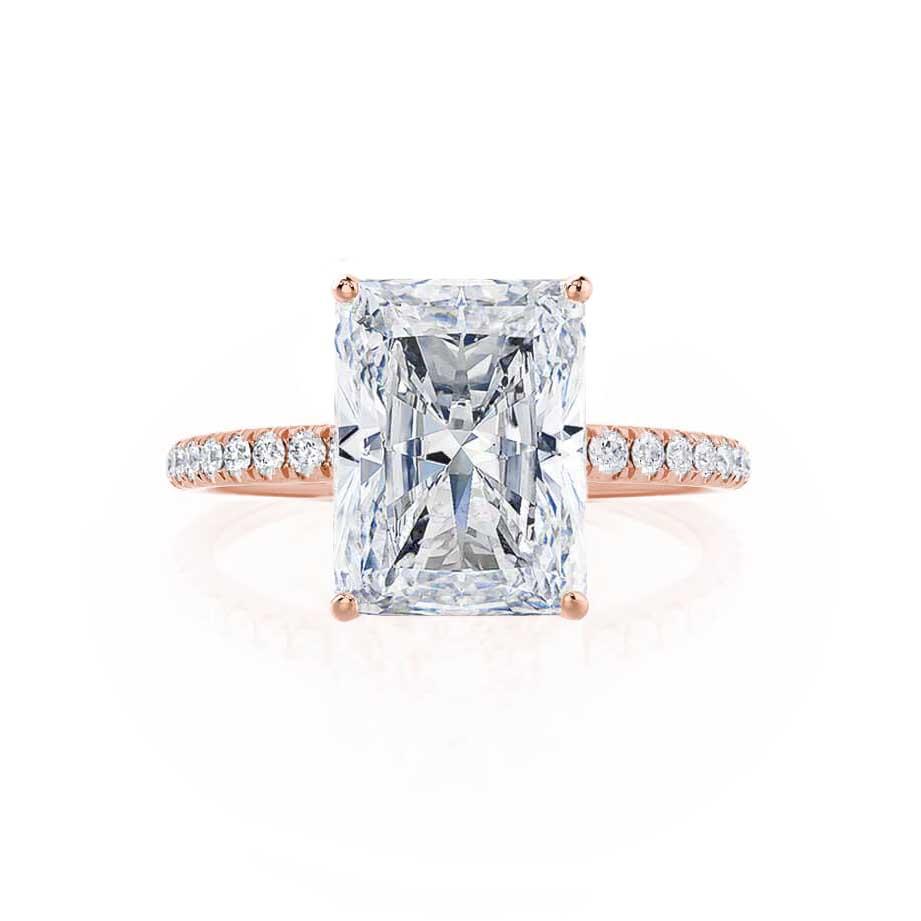 1.50 CT Radiant Solitaire CVD E/VS2 Diamond Engagement Ring 3