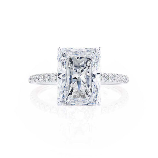 1.50 CT Radiant Solitaire CVD F/VS2 Diamond Engagement Ring 1