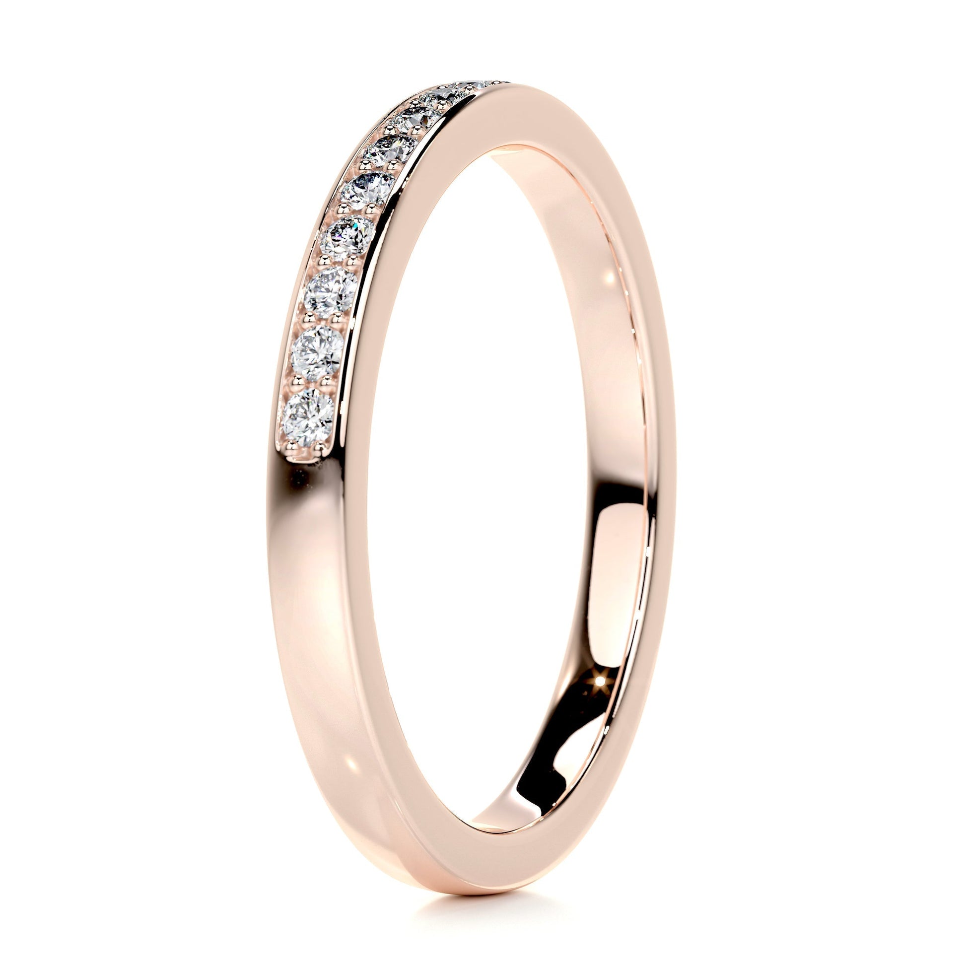 0.2 CT Round Half Eternity CVD EF/VVS Diamond Wedding Band 15