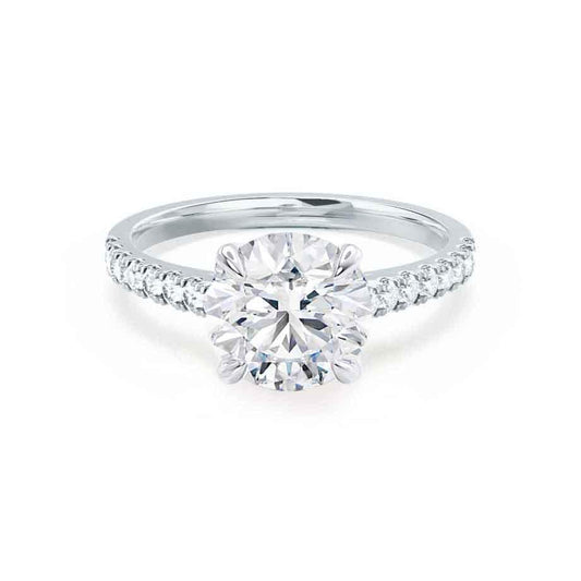 1.0 CT Round Solitaire CVD E/VVS2 Diamond Engagement Ring 1