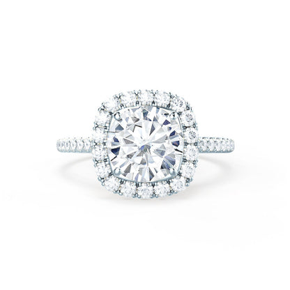 1.20 CT Cushion Halo CVD E/VVS2 Diamond Engagement Ring 4