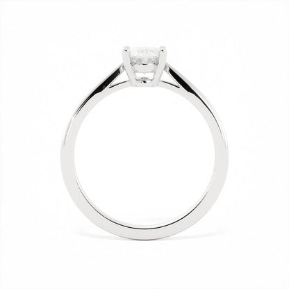 0.82 CT Oval Solitaire G/VS2 Diamond Engagement Ring 2